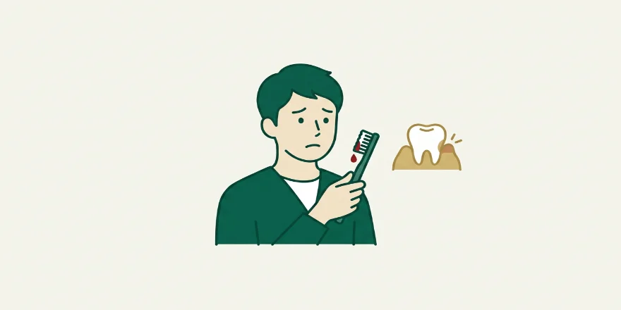 歯ぐきから血が出る・腫れる・口臭が気になる